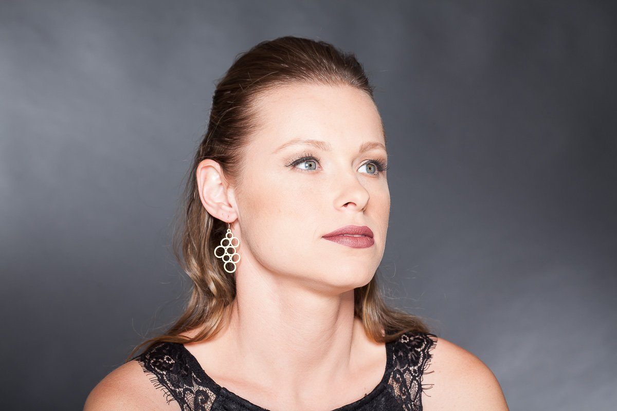 עגילים תלויים מזהב | עגילי בועות