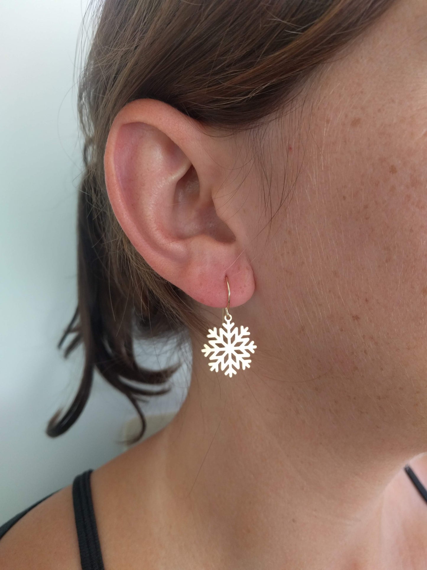 עגילי שלג | עגילים קצרים