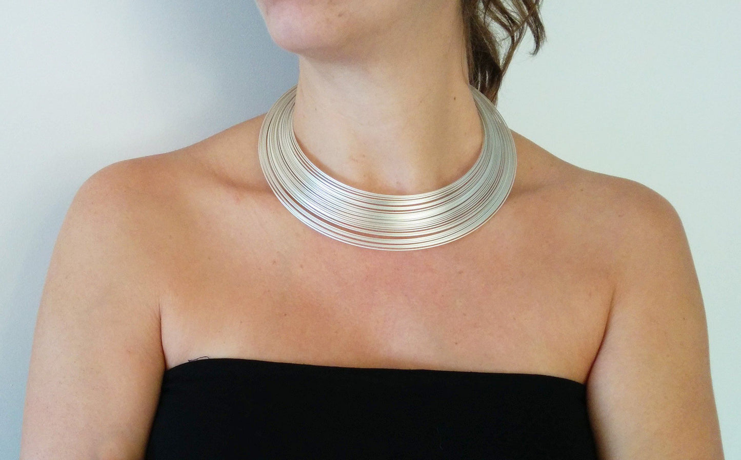 ענק כסף לחתונה | קולר חוטים לצאוור