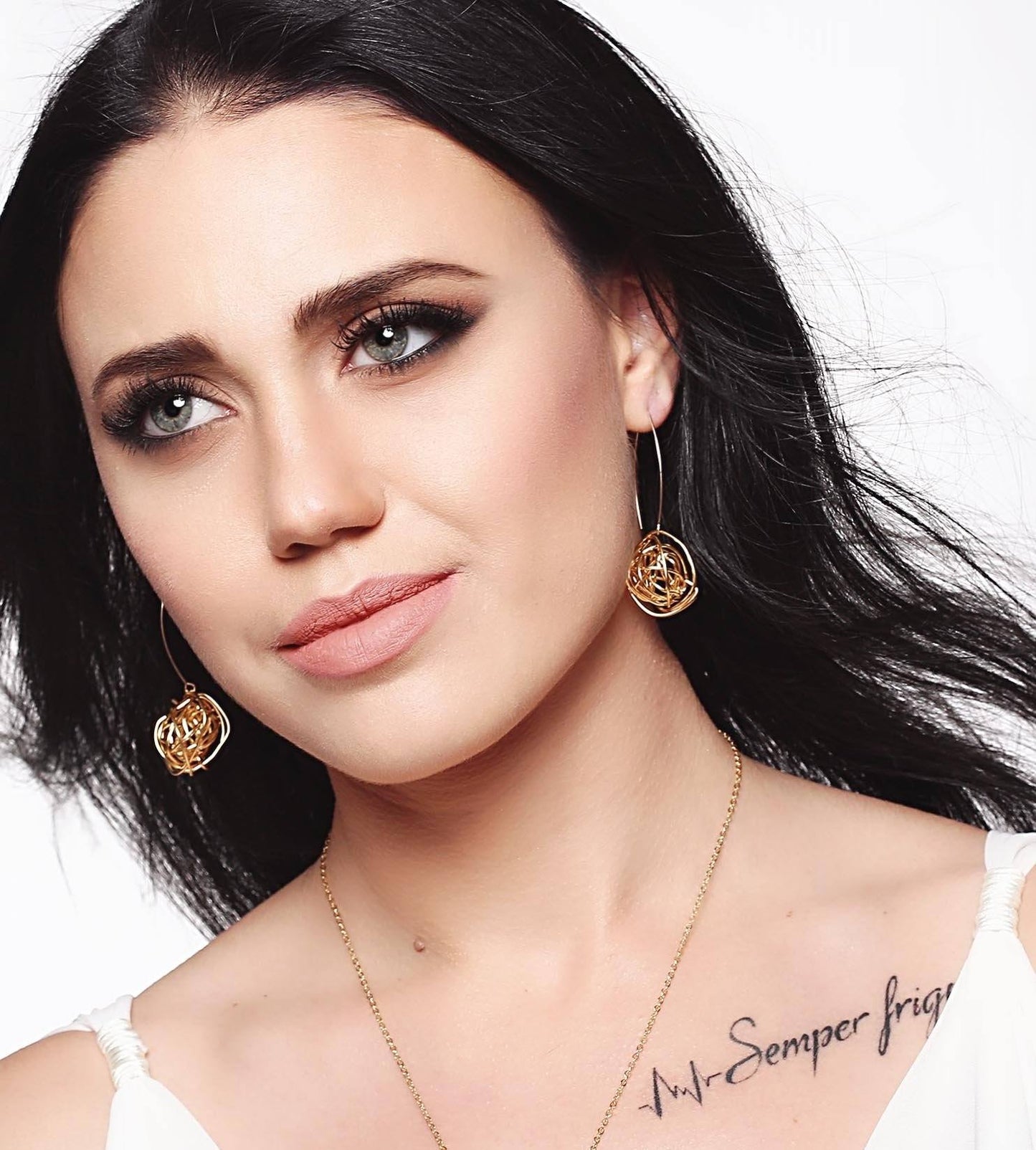 עגילים ארוכים מכסף | עגילי ספירלה