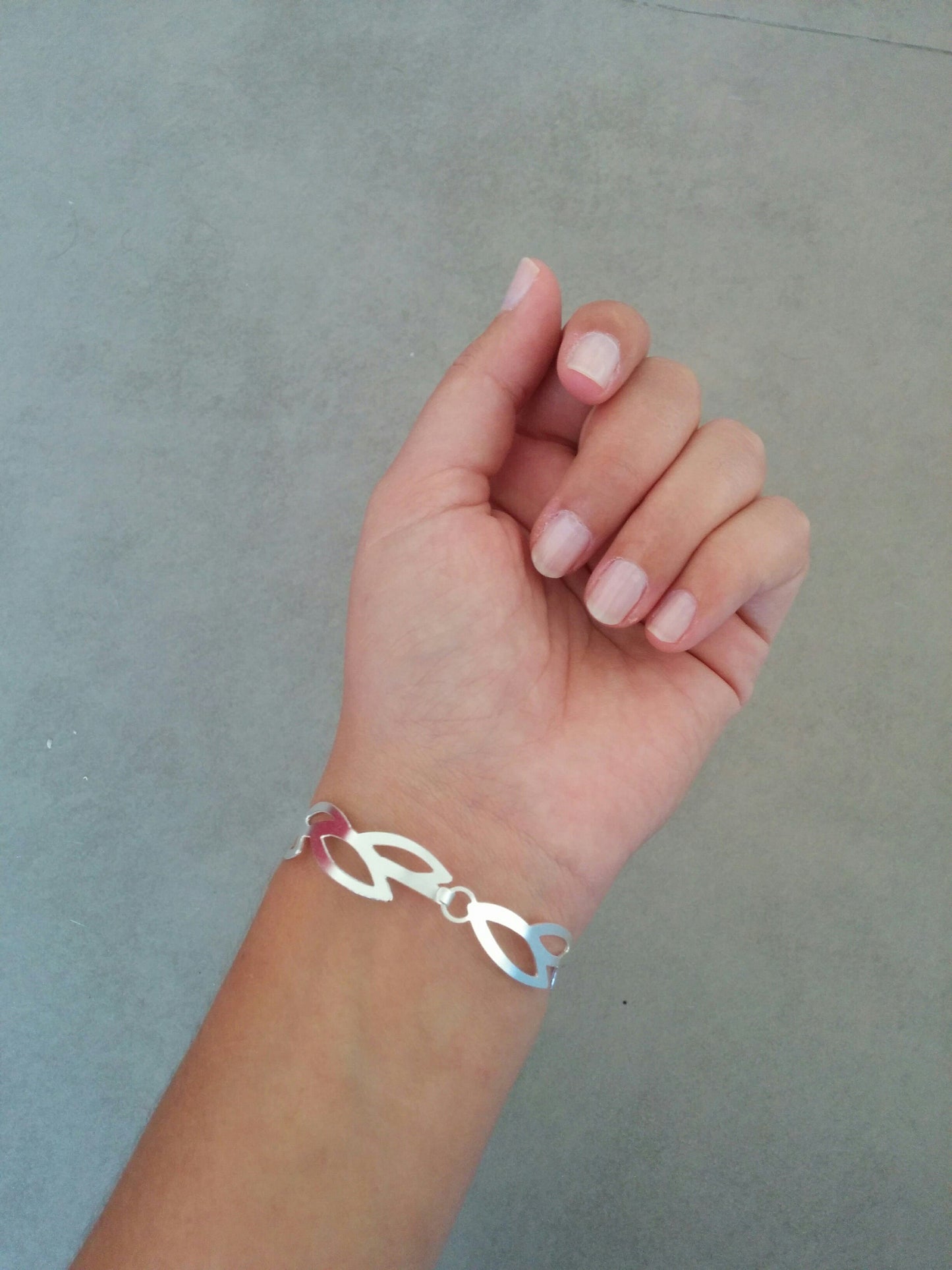 צמיד כסף עלים | צמיד כסף לכלה